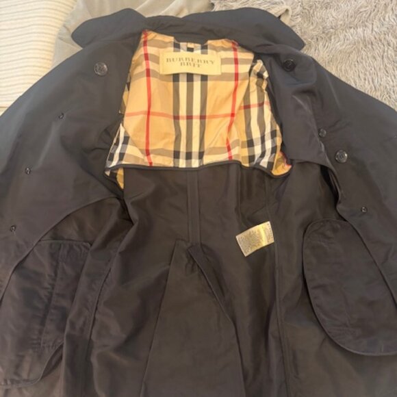 BURBERRY BRIT Men's Mid-Length Trench Coat - Picture 4 of 8